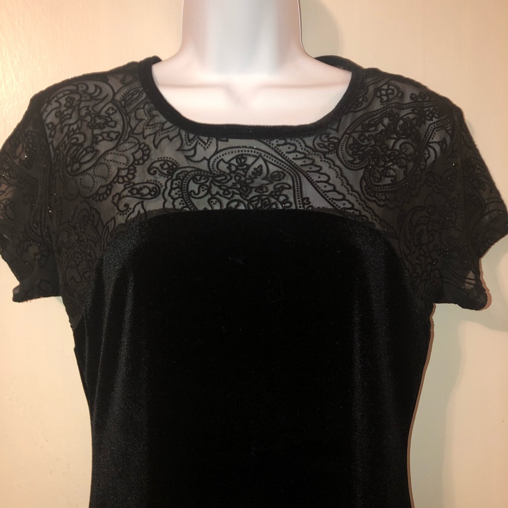 Connected Apparel black evening dress - Picture 2 of 5
